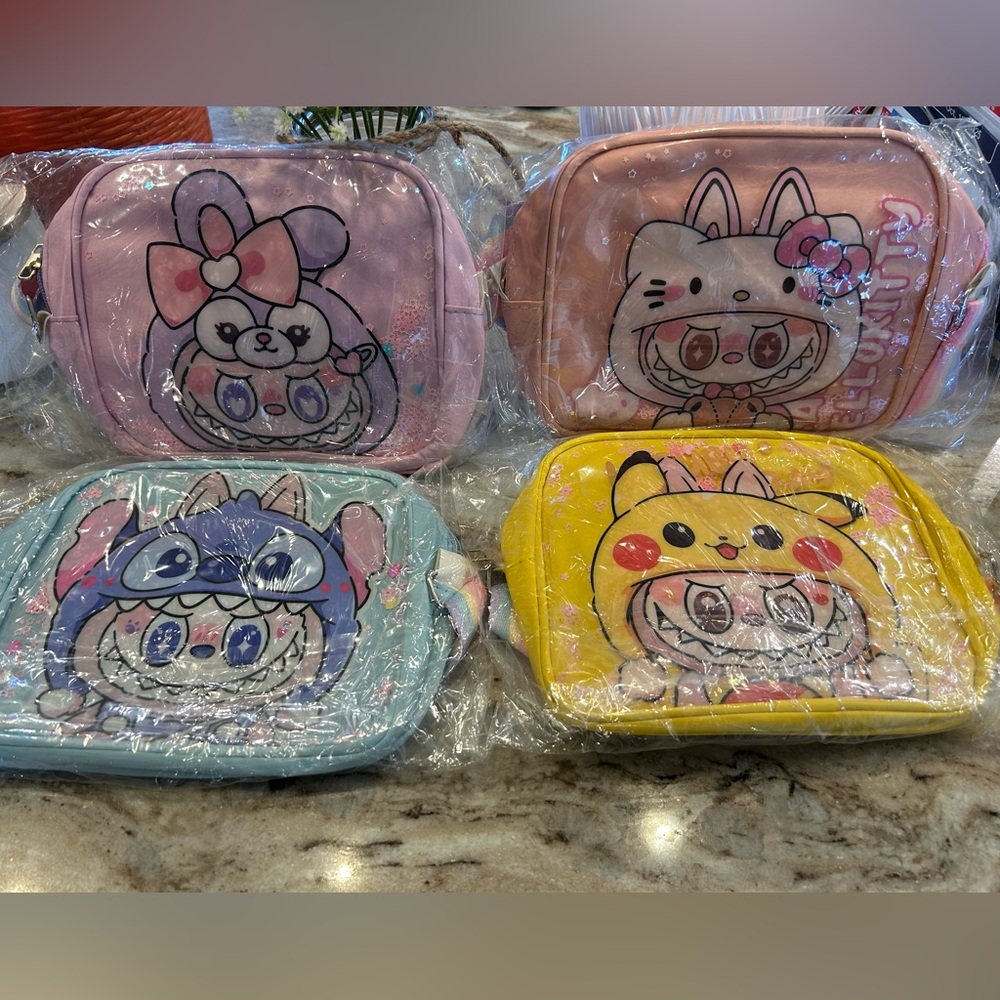 Cute Labubu&Character Crossbody bag $12 EACH